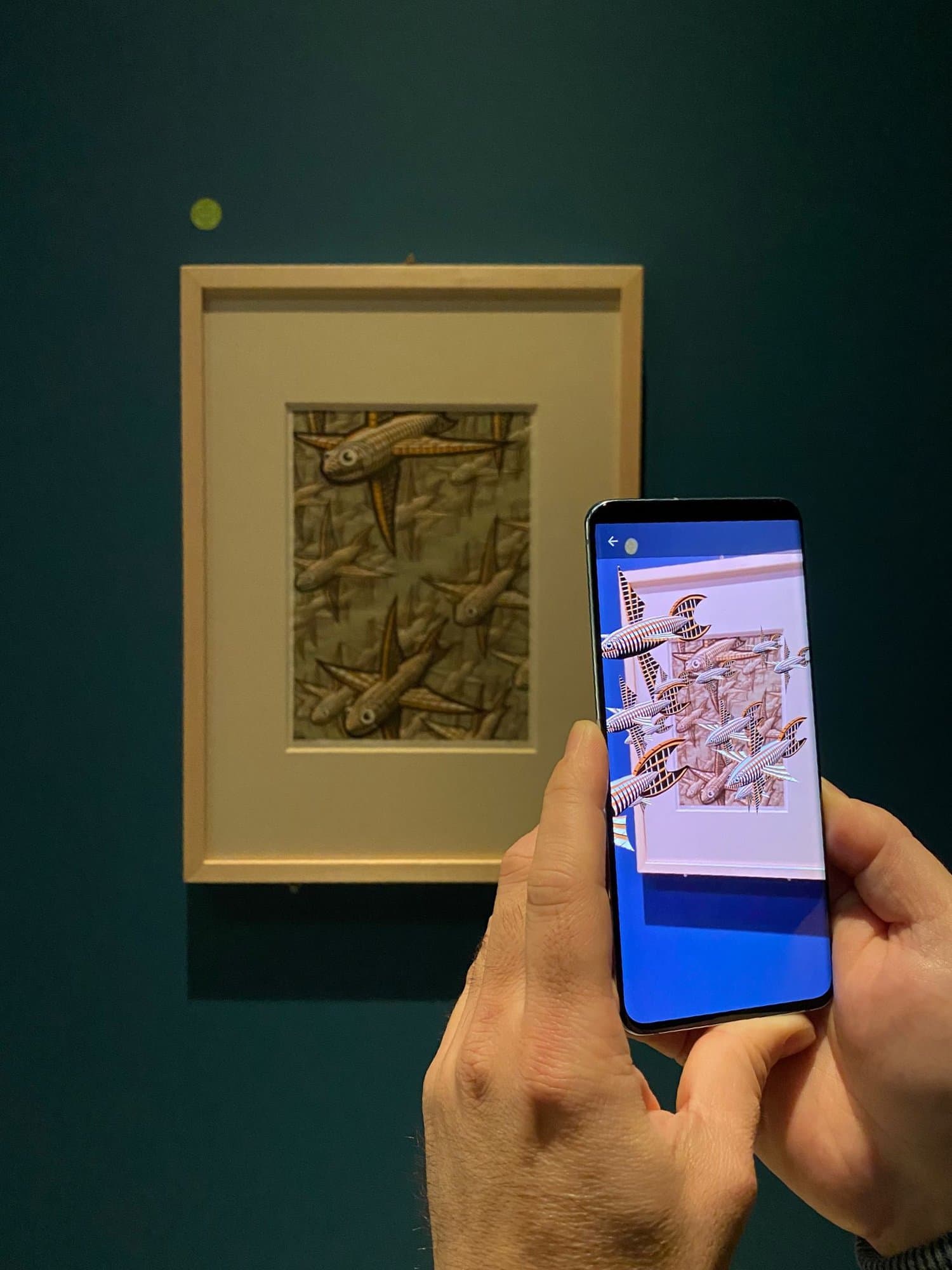 AR filter by Hidonix - Escher Exhibition, Barcelona