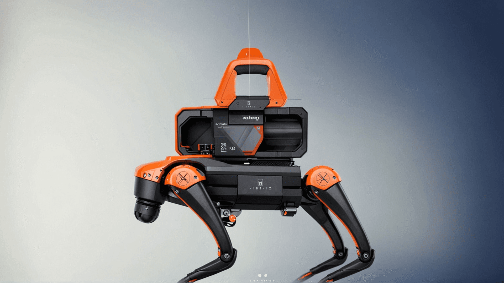 Autonomous robot dog Hido used in museum collection digitization